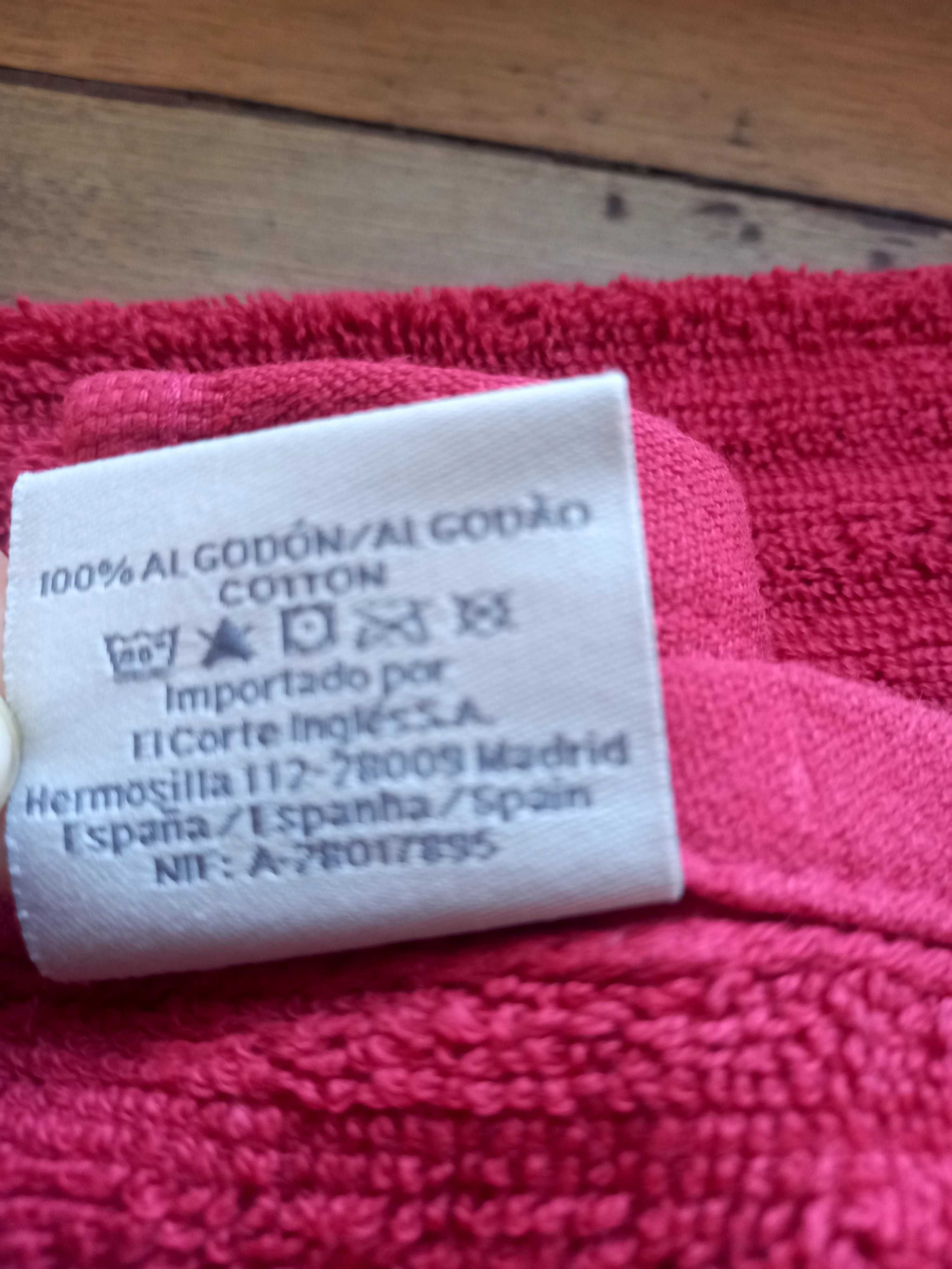 Conjunto 2 toalhas pequenas vermelhas Novas