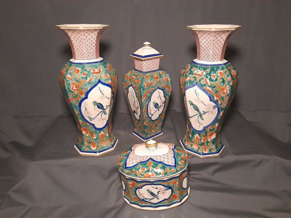 Vista Alegre Anshan-- Jarra Tomé, talha Bristol e caixa Diogo Anshan