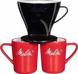Ręczny zestaw filtrów Melitta z 2 kubkami