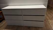 Komoda ikea malm biala