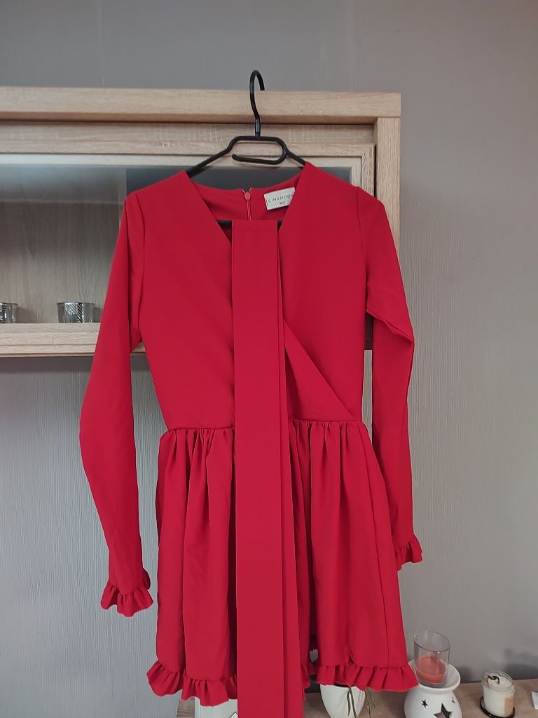 Sukienka czerwona luna cinamoon rozmiar XS/S