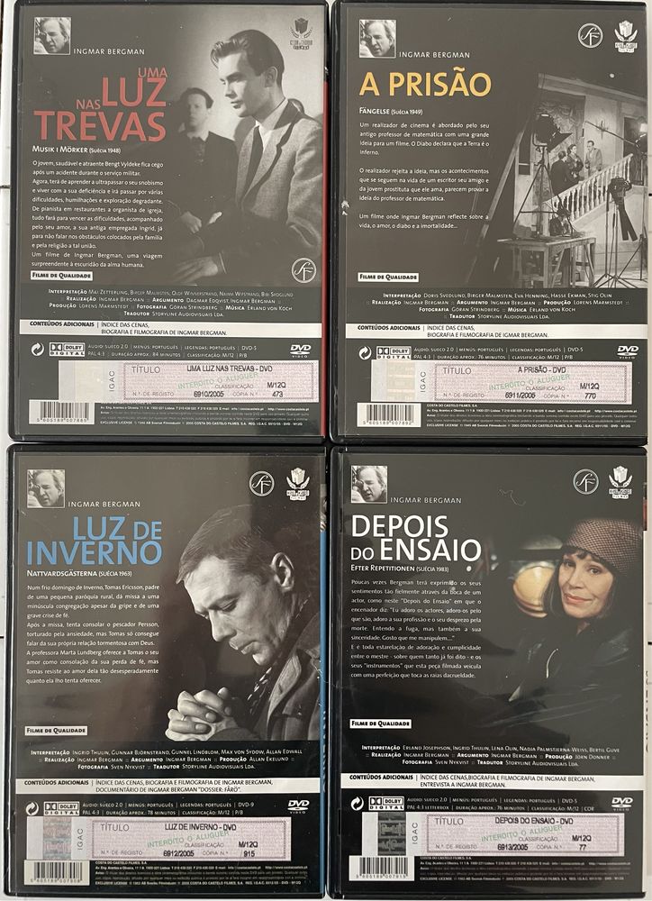 Ingmar Bergman DVDs
