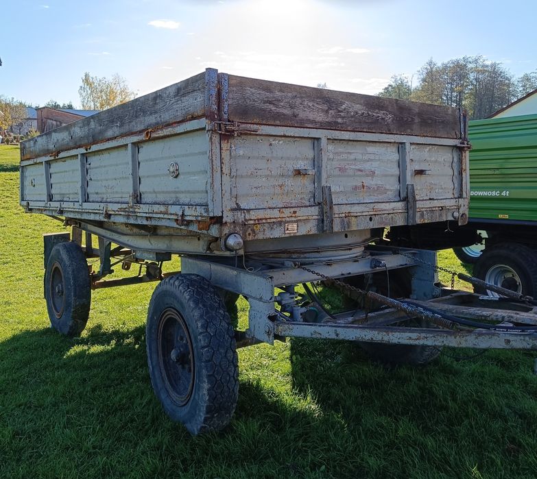 Przyczepa rolnicza Autosan D-47 4.5 wywrotka na trzy strony