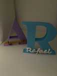 Inicial Maiúsculo Personalizado Ideal para Quarto Infantil