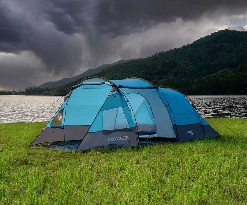 Nowy Namiot Turystyczny Kempingowy 4 Osobowy Duży 3000mm 230x260x150