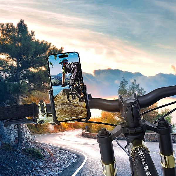 Uchwyt 3mk Steel Bike Holder rowerowy do telefonu - czarny