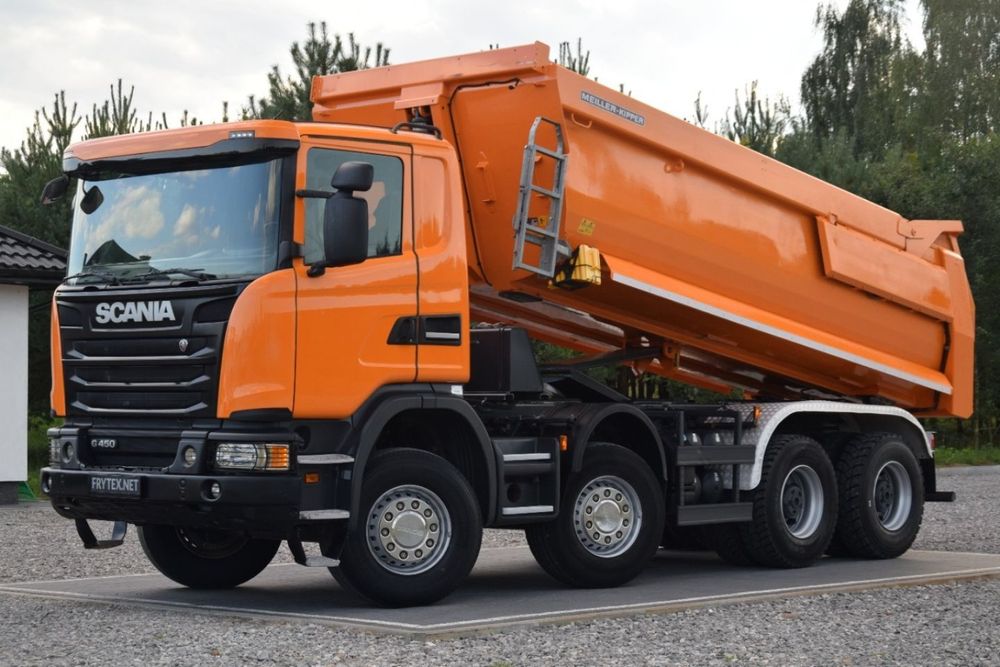 Scania G450 8x4 Meiller Kipper Hydroklapa  Mulda Meiller Kipper * Hydroklapa * Automat * Klimatyzacja *