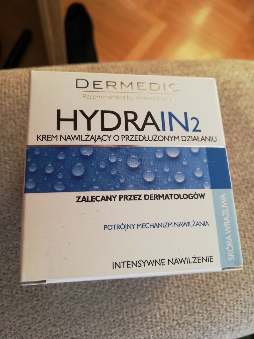 Dermedic Hydrain2 krem nawilżający o przedłużonym nawilżanie 50 L Nowy