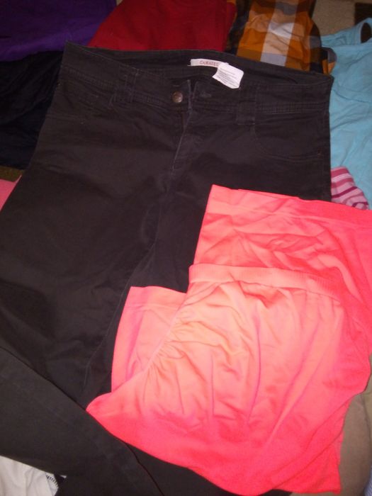 Paka ubrań damskich spodnie bluzki...10 szt