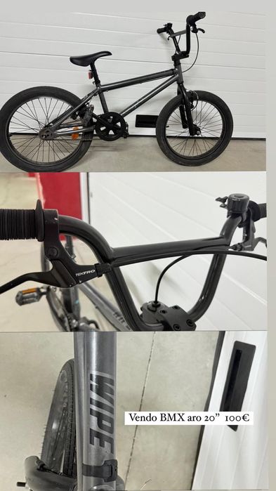 Bicicleta bmx 12 14 anos aro 20 15 kilos