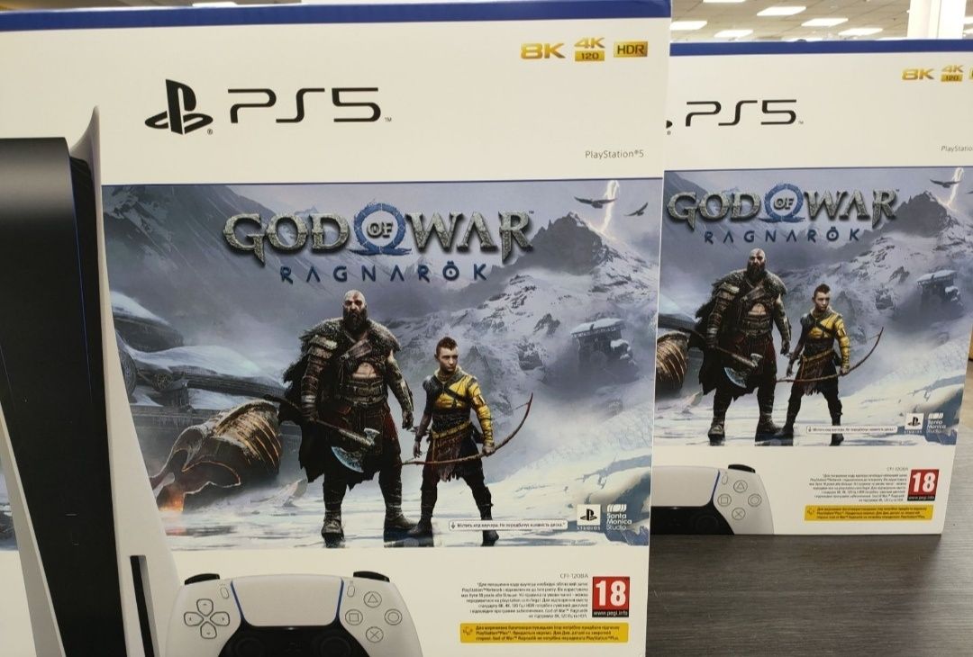 Новая Sony PlayStation 5 Blu Ray с  игрой Horizon