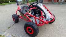 Kart todo terreno gasolina + capacete com oculos