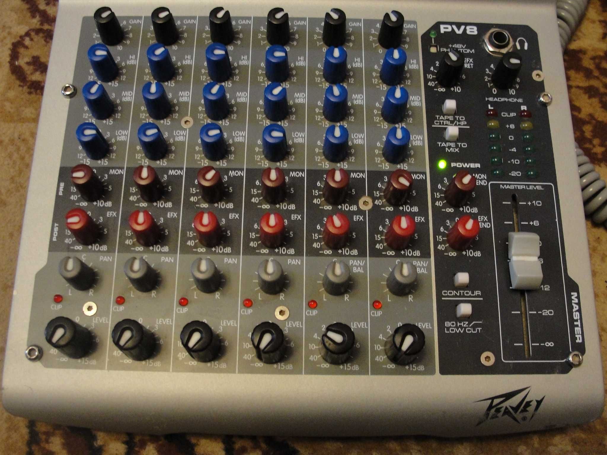 Peavey PV8 мікшерський пульт