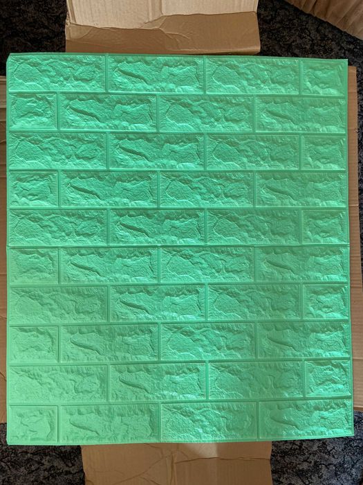 Самоклеющаяся декоративная 3D панель Кирпич белый Лофт 77*70 панелі 3Д