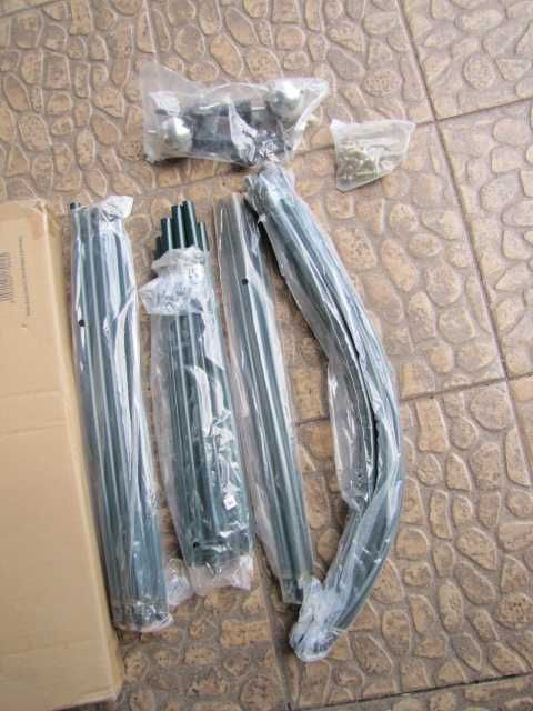 Relaxdays Łuk pnący metal 240 cm różany z koronką podpora dla roślin