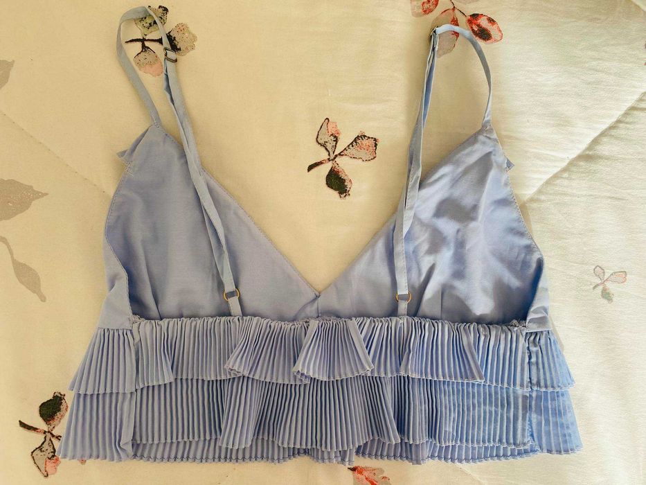 Top Azul Bebé Zara