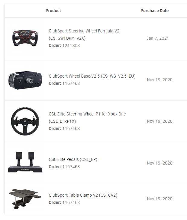SimRacing fanatec Setup (GT Omega Rig)