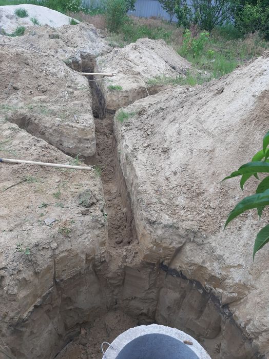 Земляные работы!Септики, дренажные поля, траншеи, канализации.