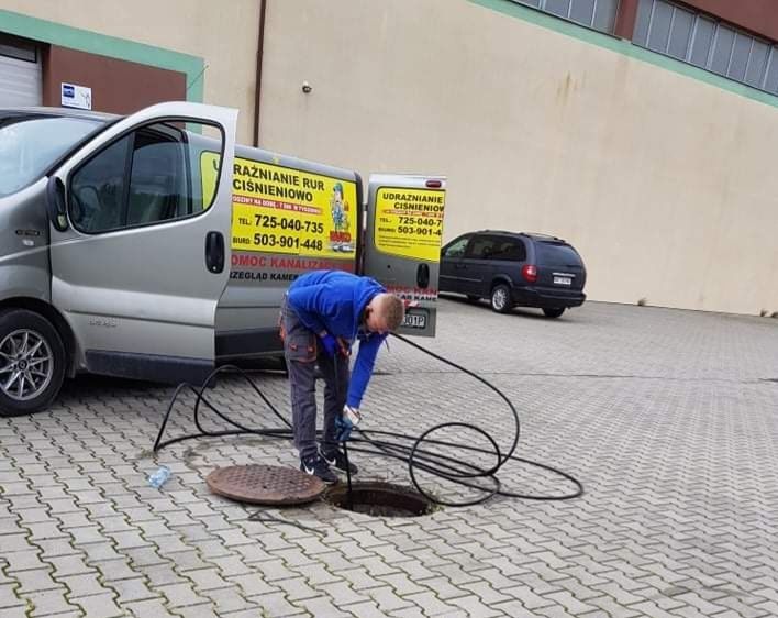 Udrażnianie Rur, czyszczenie kanalizacji przegląd Kamerą Wuko