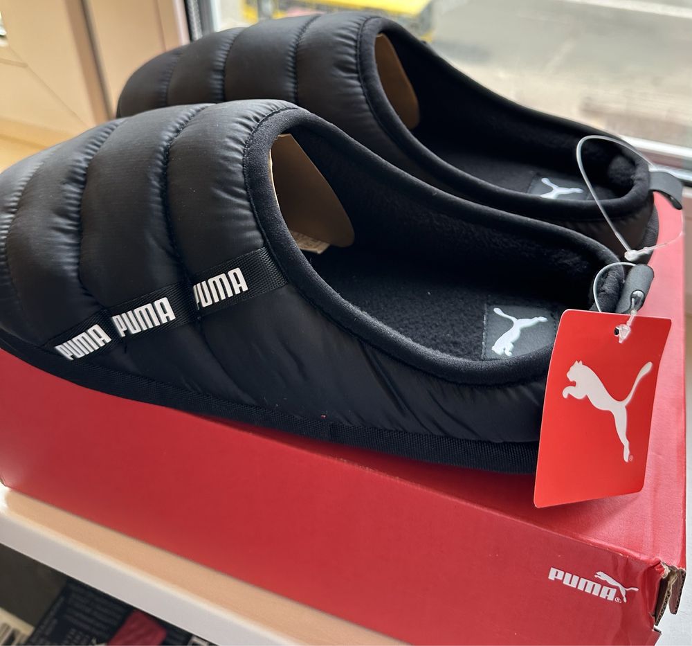 Капці Puma Scuff , Колір - чорний, білий