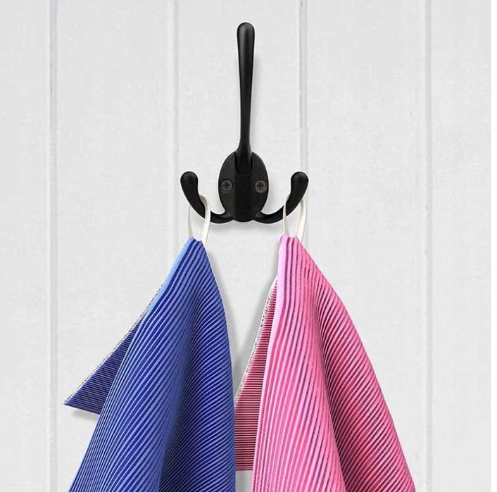 10x Haczyk Wieszak Meblowy kurtki Ubrania Ścienny