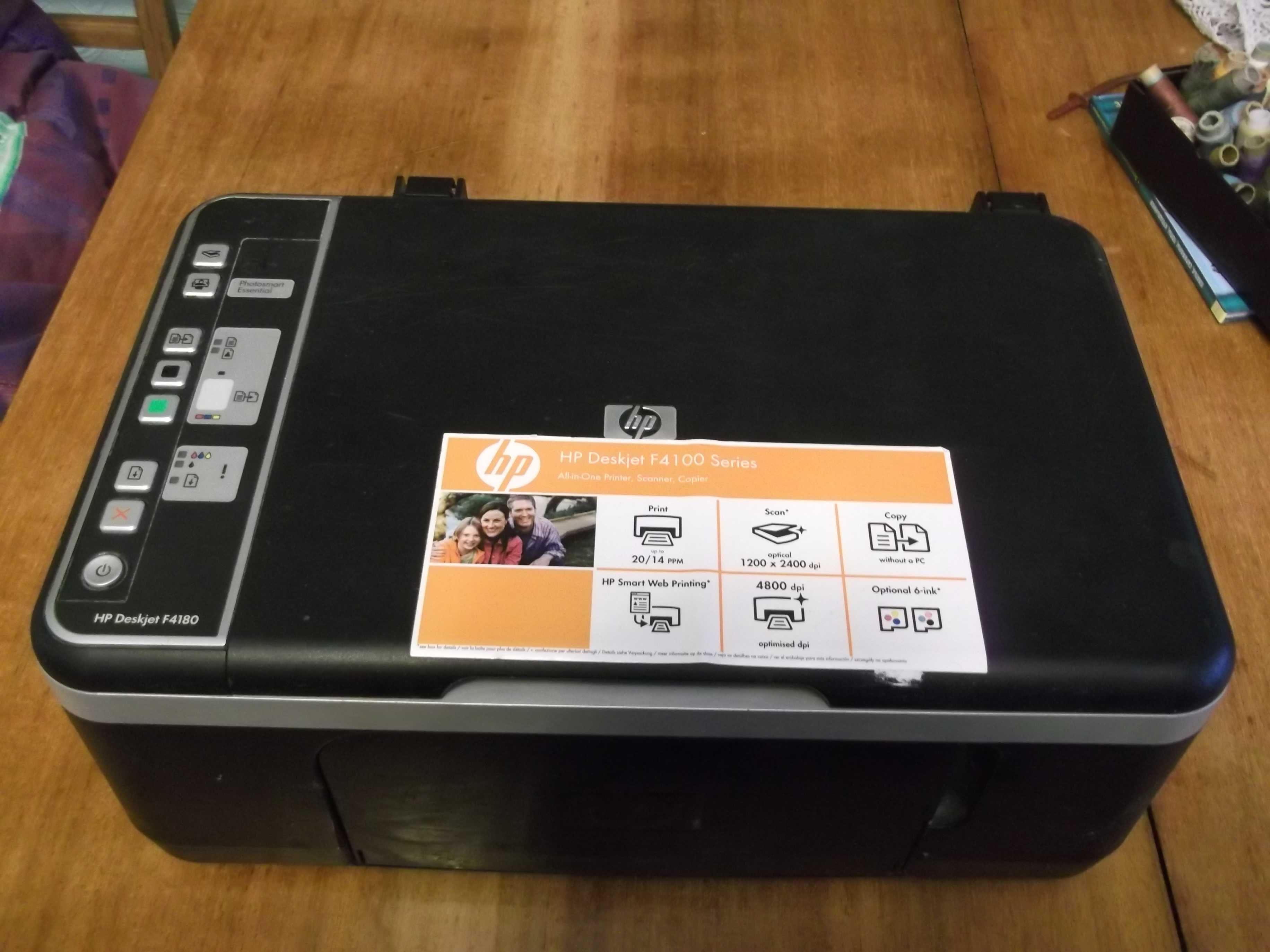 Принтер-сканер HP Deskjet F4100 (струйный принтер) б/у, не исправен.