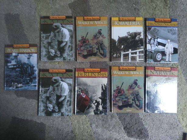 II wojna światowa kolekcja 9 książek