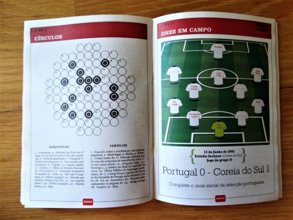 Livro Mundial de Futebol - Passatempos