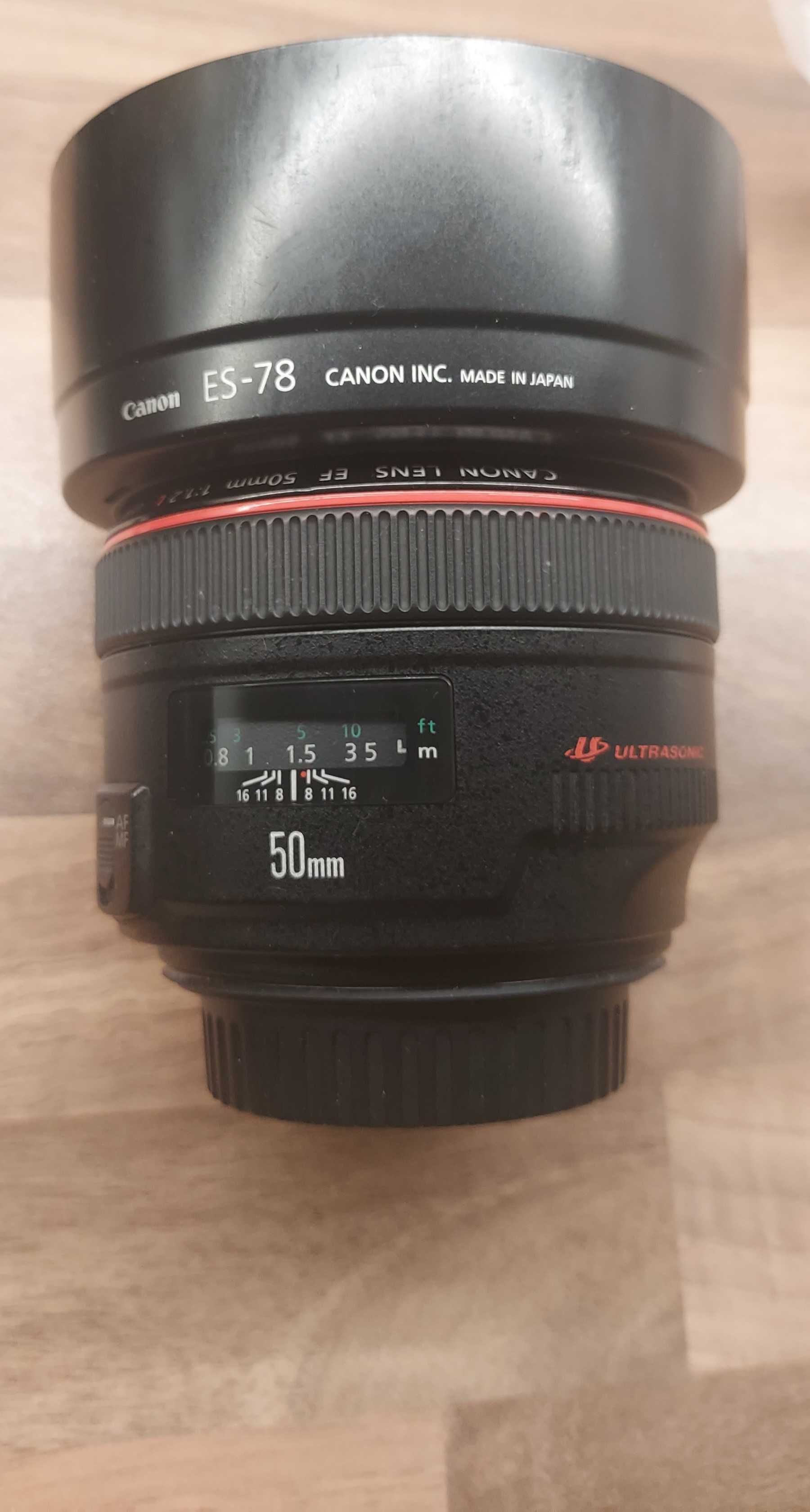 Canon 50 mm f 1.2 L