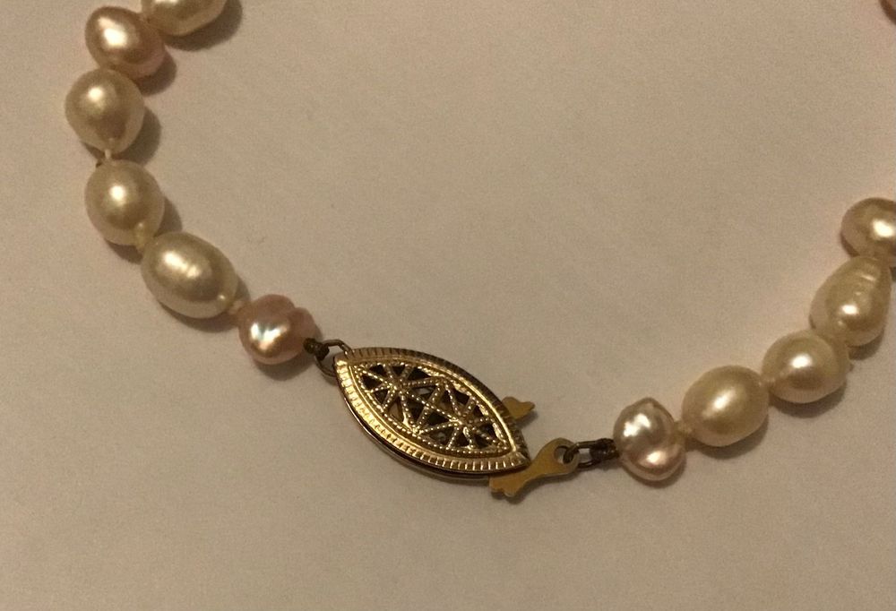 Pulseira de pérolas barrocas