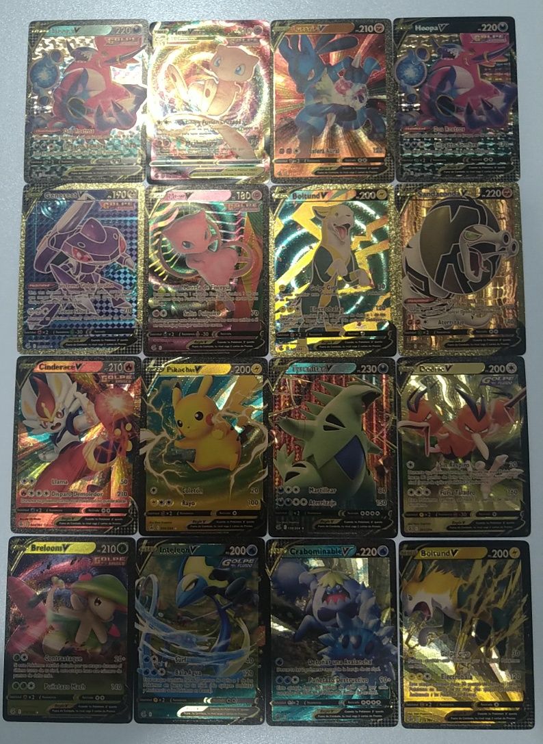 Cartas Pokémon diversas