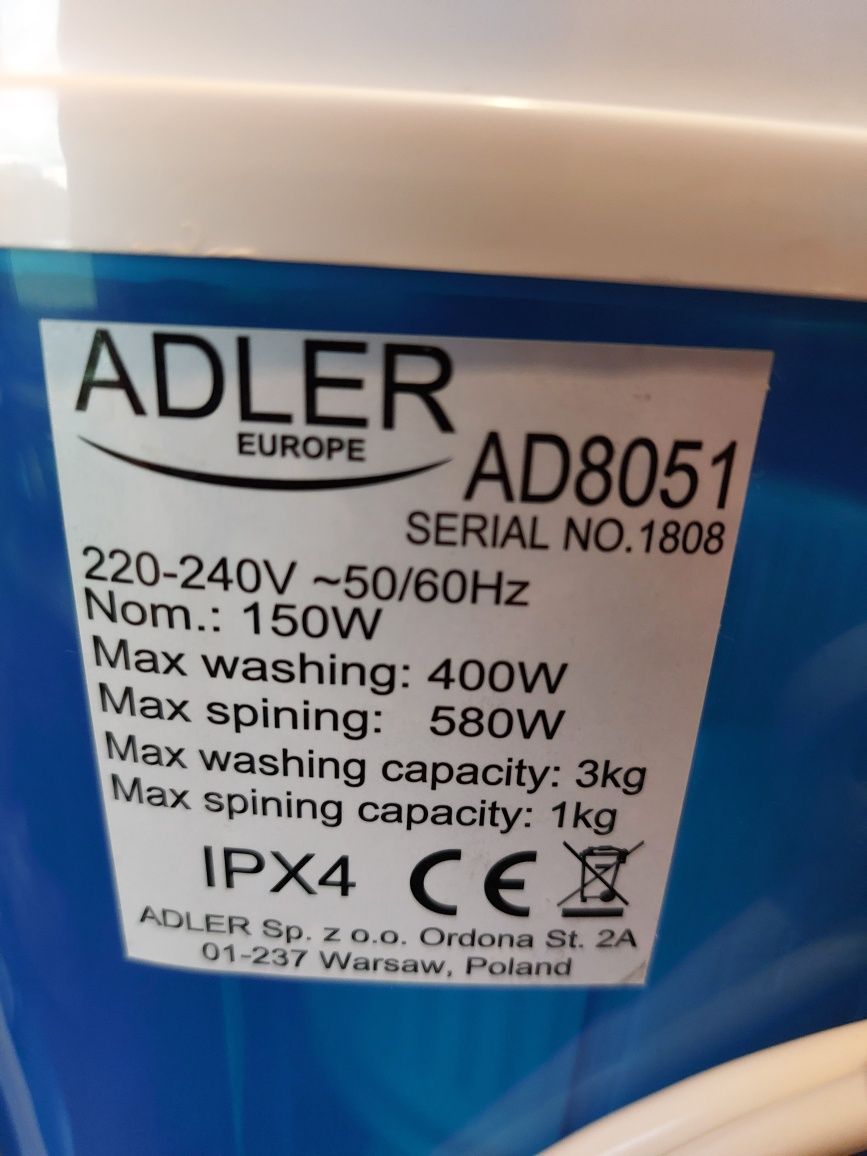 Pralka Adler ad8051