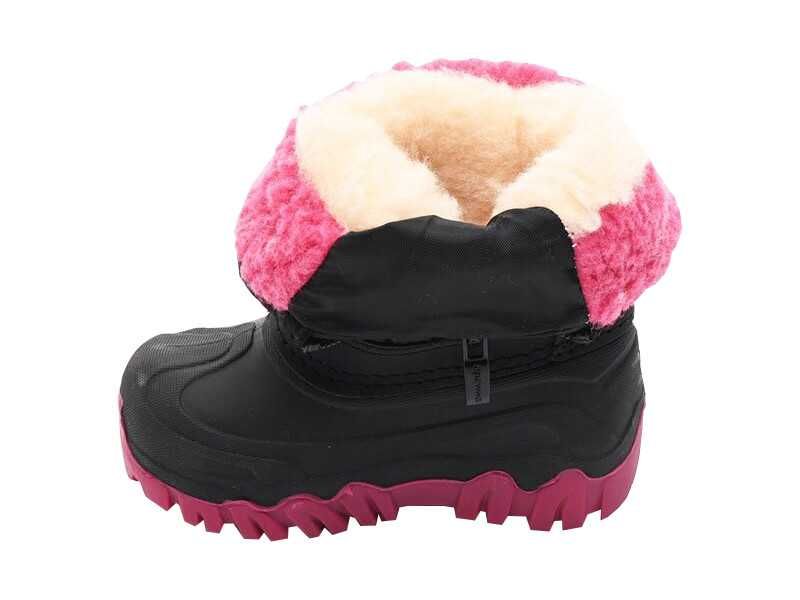 Śniegowce kozaki dziewczęce ciepłe wodoodporne rozmiar 24 buty zimowe