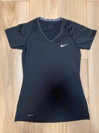 Damska czarna koszulka sportowa Nike Pro