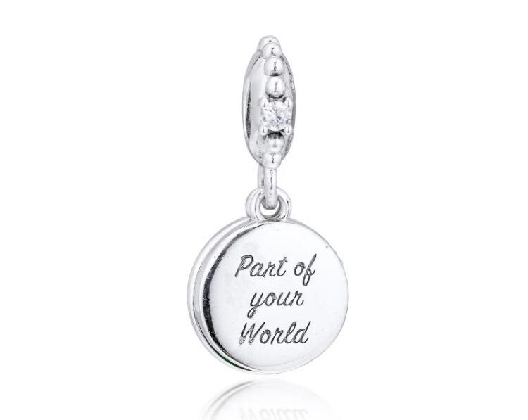 charms do pandora srebro s925 Disney mała syrenka ariel syrena