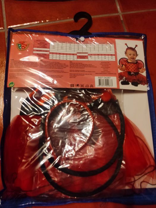 Disfarce de criança joaninha