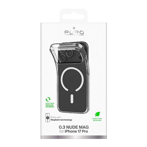 Etui Puro 0.3 MAG Ultra-Slim TPU kompatybilne z MagSafe na iPhone 17 P