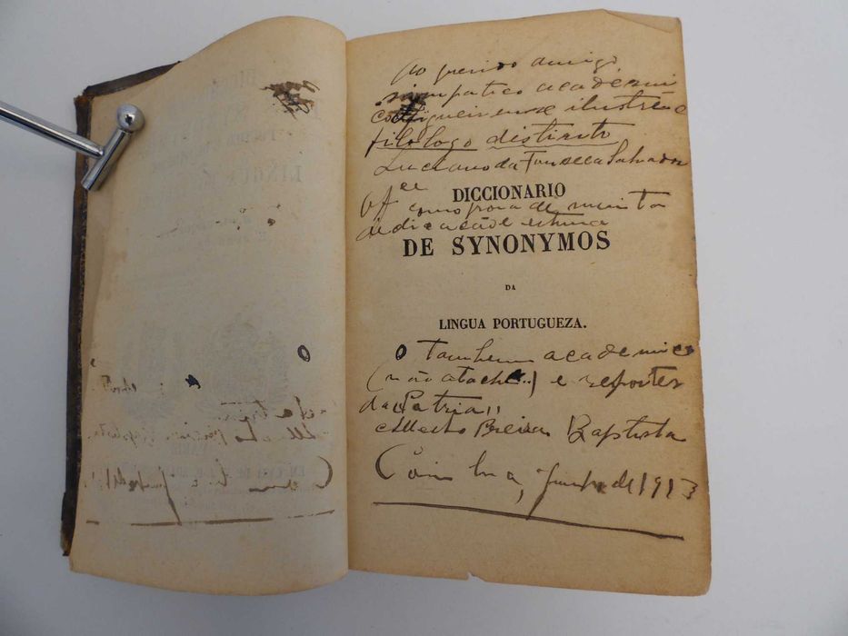 Diccionario dos Synonymos da Lingua Portugueza - 1854