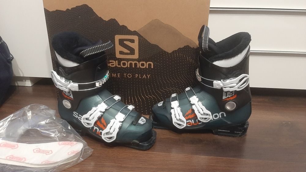 Salomon Buty narciarskie 23 23,5 stan BDB + wkładki