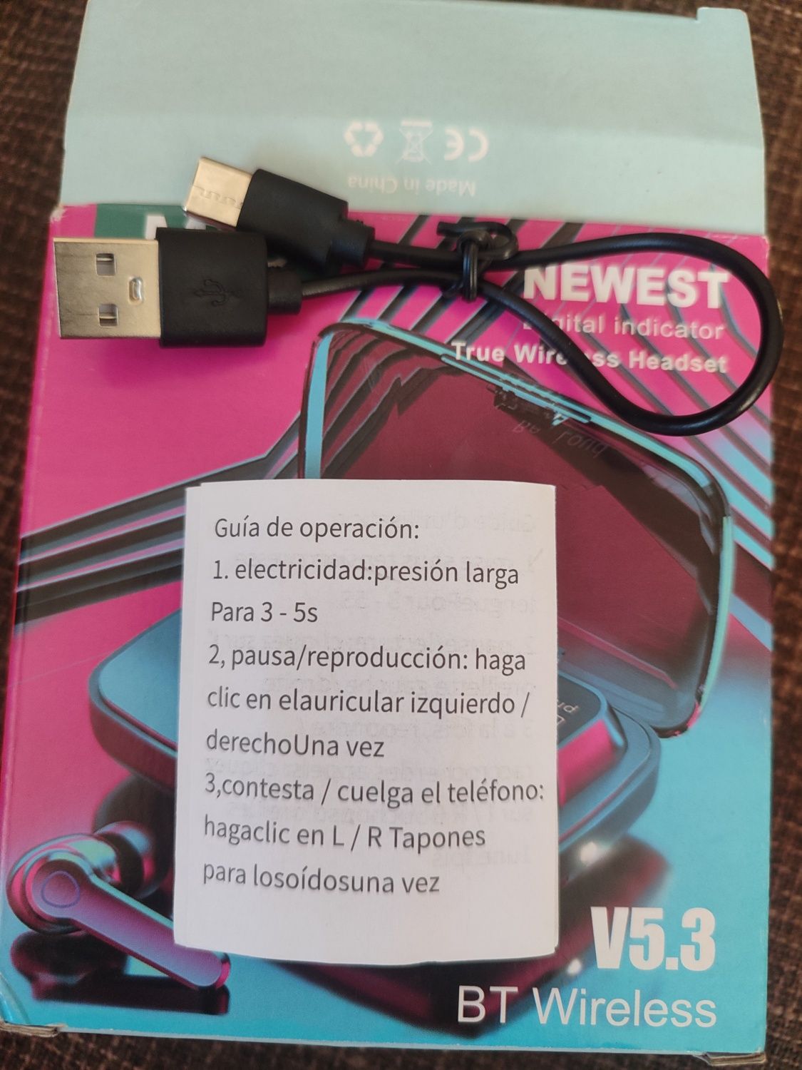 безпровідні навушники М19 TWS BT5.1