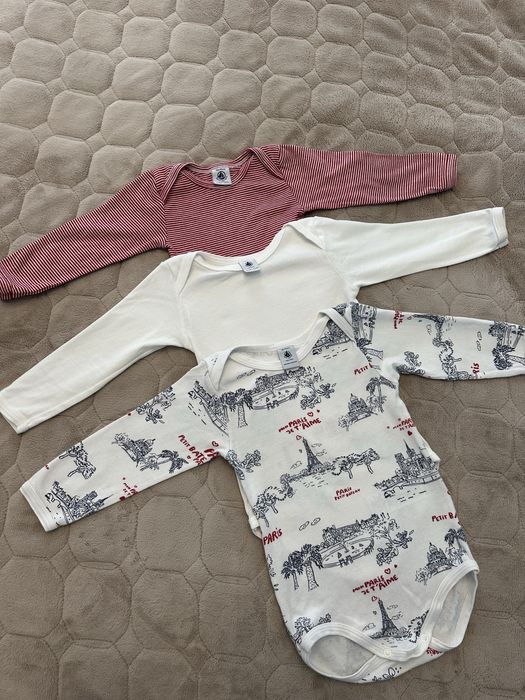 Бодіки petit bateau з бавовни 81 см 18 місяців