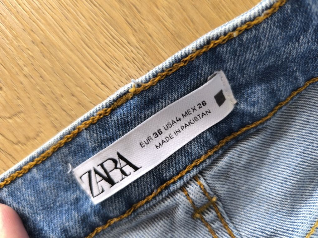 Szorty jeansowe damskie ZARA S 36