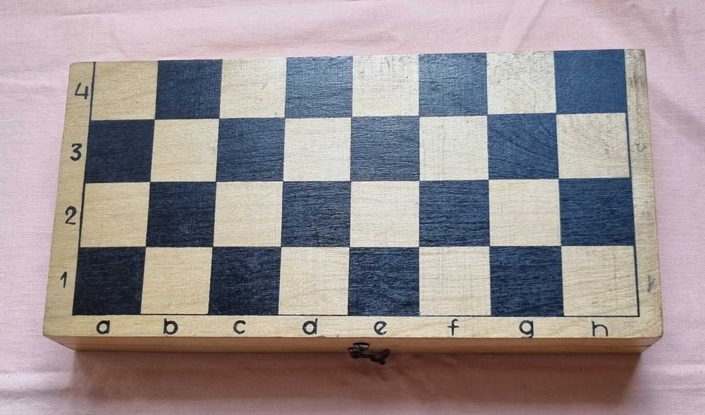 Набор деревянных шахмат, доска 29х29 см