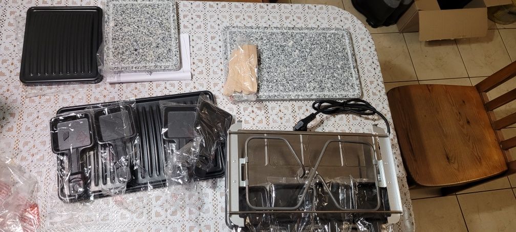 Grill elektryczny kesser z płytą kamienia