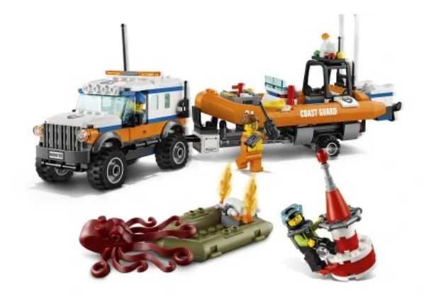 LEGO CITY 60165 Straż przybrzeżna Terenówka szybkiego reagowania