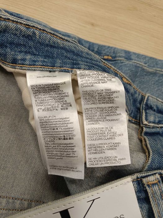 Calvin Klein Slim W34 L32 oryginalne spodnie