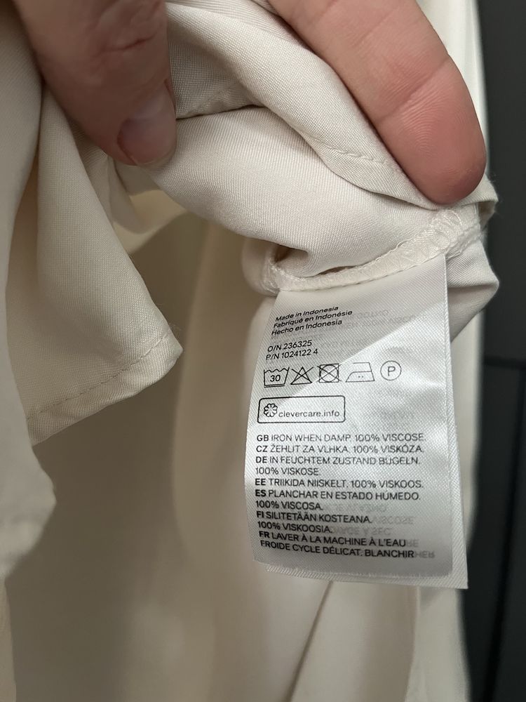 Koszula damska elegancka lato hm m dluga wiskoza
