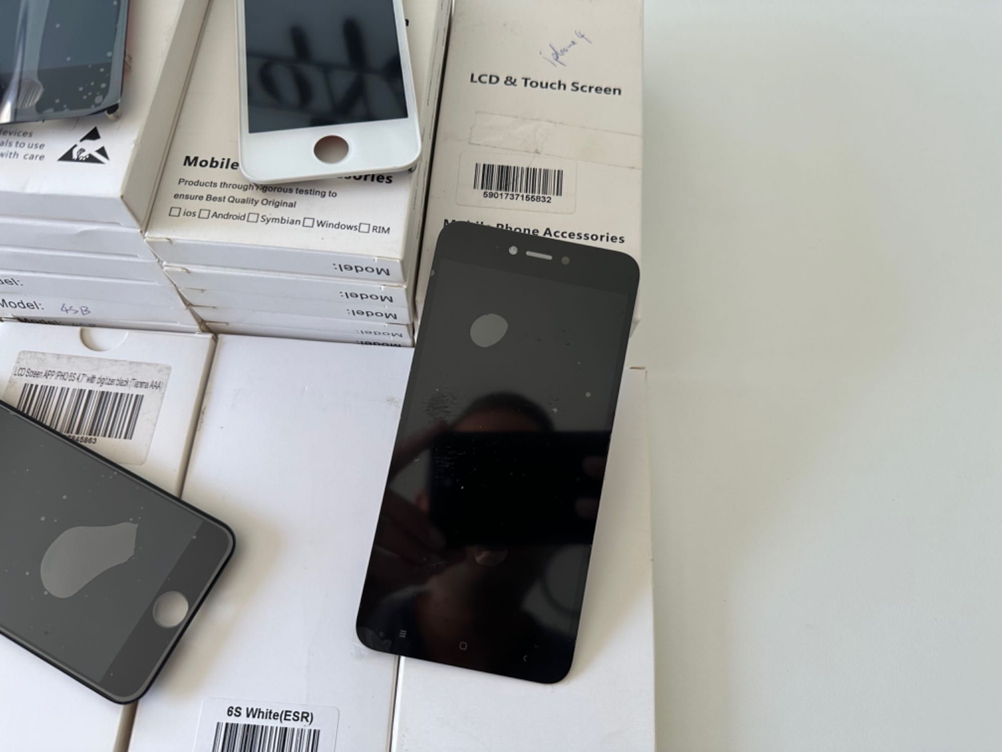 Lote 24x Display Ecrã Apple iPhone 4 4S 6 6S 4.7 Xiaomi Redmi Novos