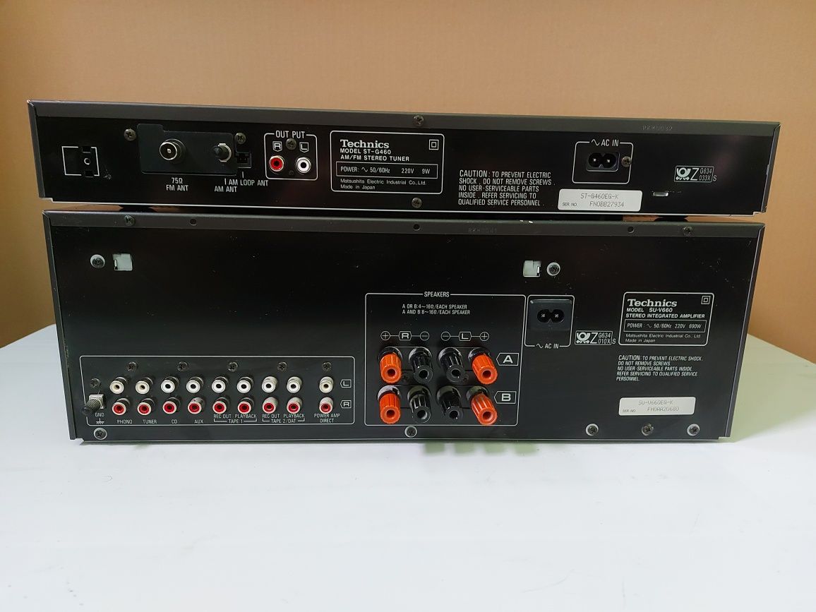 wzmacniacz Technics SU-V660 + tuner Technics ST-G460