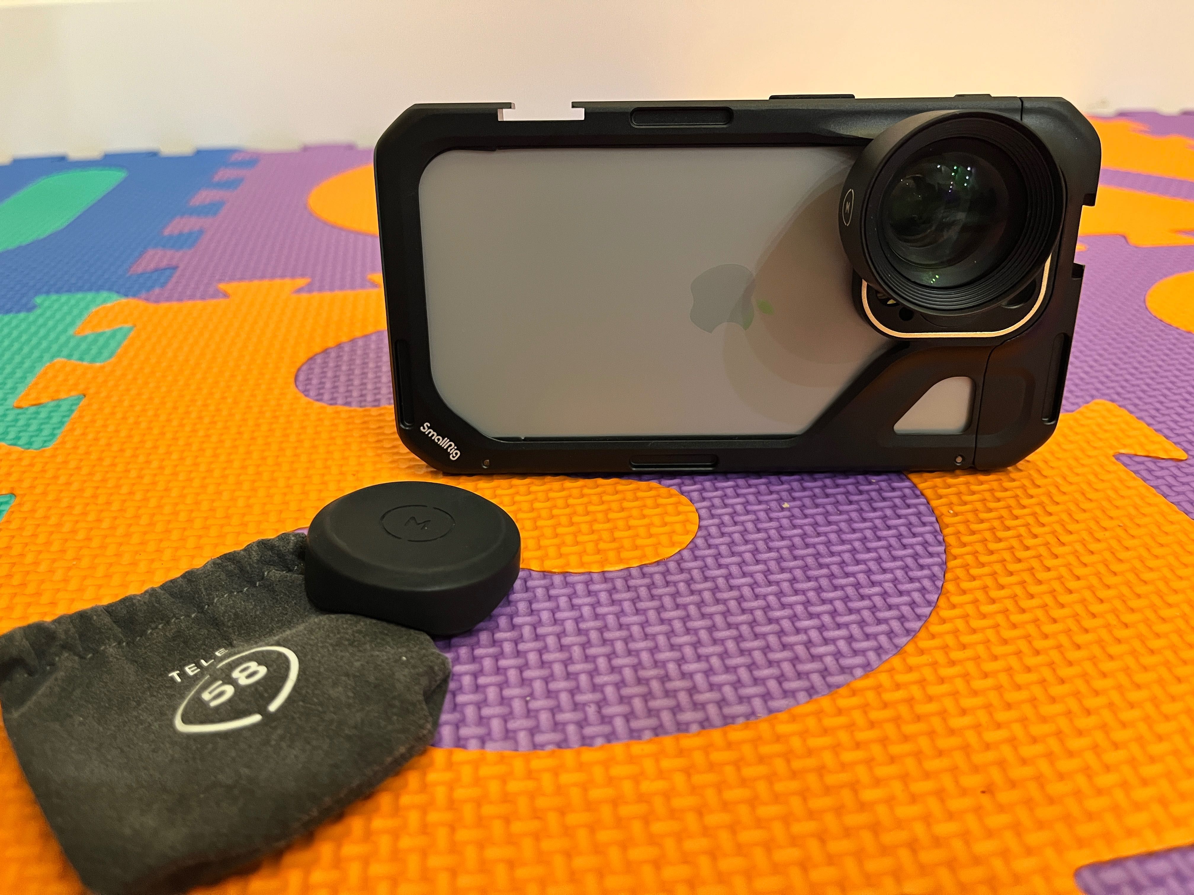 Lente Objectiva Tele 58mm para telemóveis e iPhone MOMENT Série-M